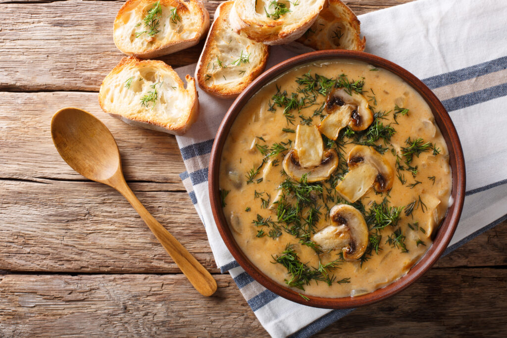 Hungarian mushroom Soup 2