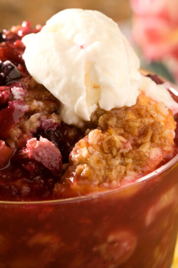 Keto Blueberry Cobbler