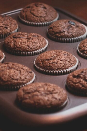 Keto chocolate cupcakes